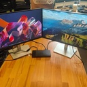 Dual 24 Monitor Bundle 2 x Dell 24" monitors + Dell K20A dock and AC adapter