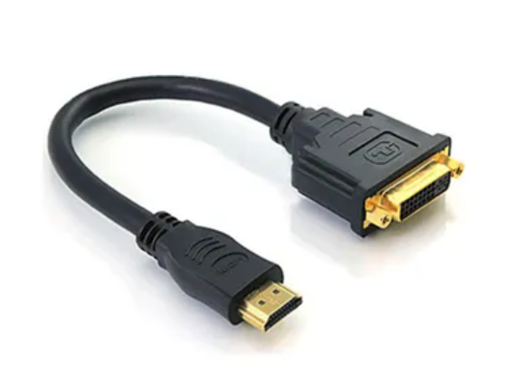 HDMI Male To DVI Female 25cm 